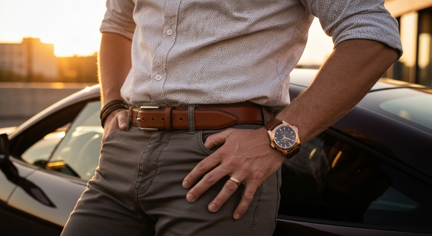 Accessoires Männer: Uhren, Gürtel und Schmuck richtig kombinieren